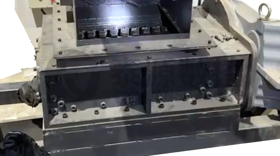 Frantoio di chip di ferro modulare Crusher ad alta resistenza per chip